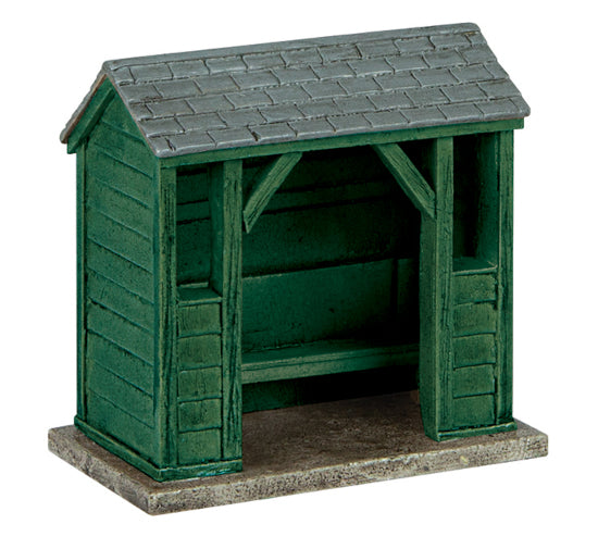 44-0539G Wooden Bus Stop Green SPECIAL OFFER