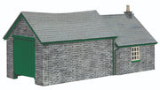 Narrow Gauge Stone Shed & Store  Green