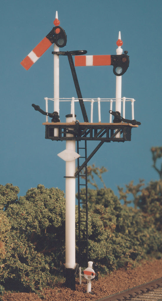 468 - GWR Round Post Junction Bracket Home Signal - Advanced Construction Signals
