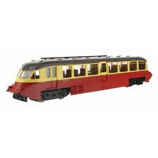 Streamlined Railcar No W8 BR Lined C&C
