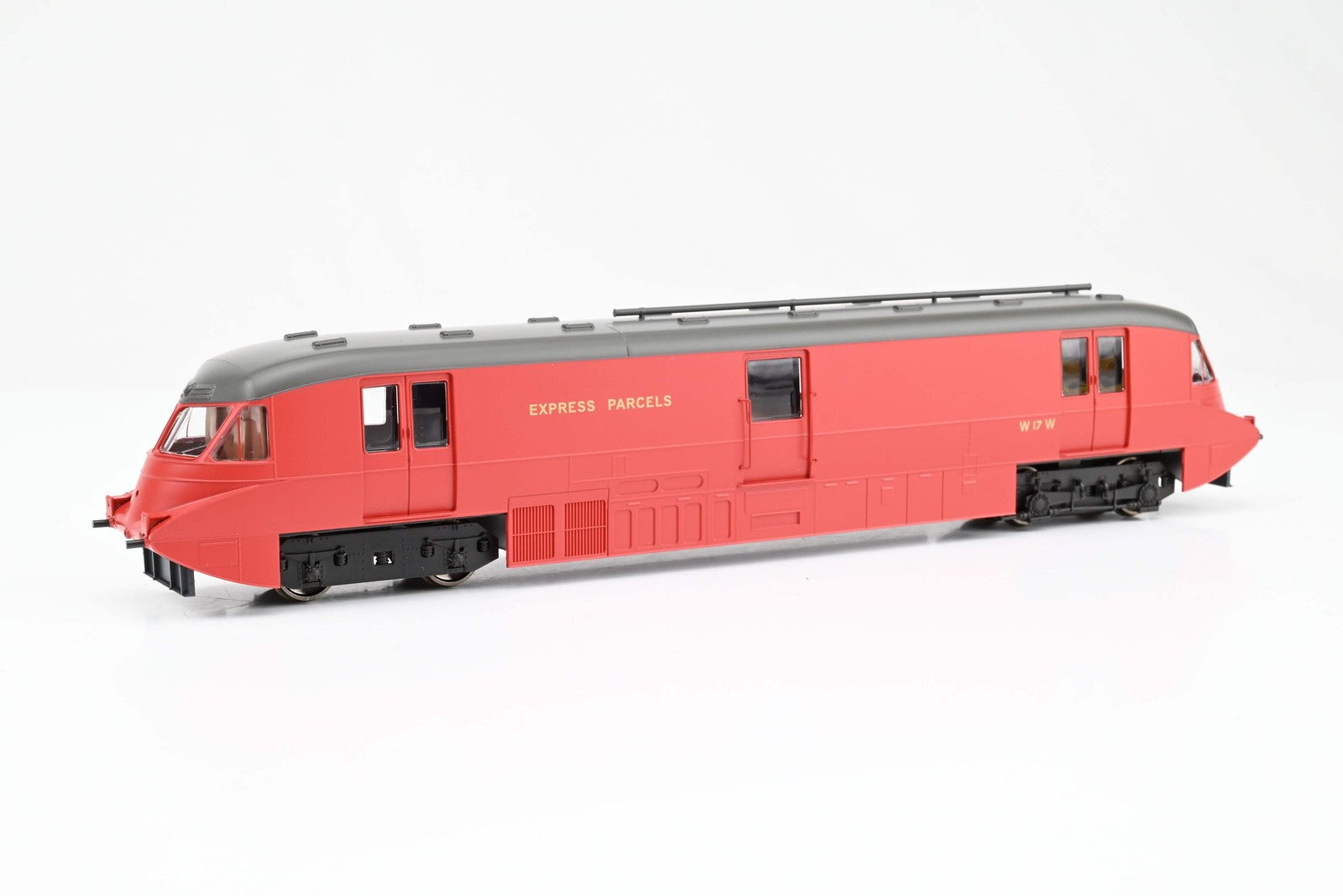 Streamlined Railcar Express Parcels BR Crimson