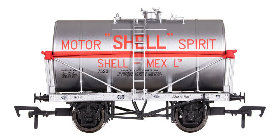 4F-058-004 SPECIAL OFFER 14T Tank Wagon Class A Shell Motor Spirit Silver 7522