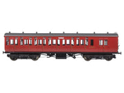 GWR Toplight Mainline Coach Second Brake 3758 BR Maroon