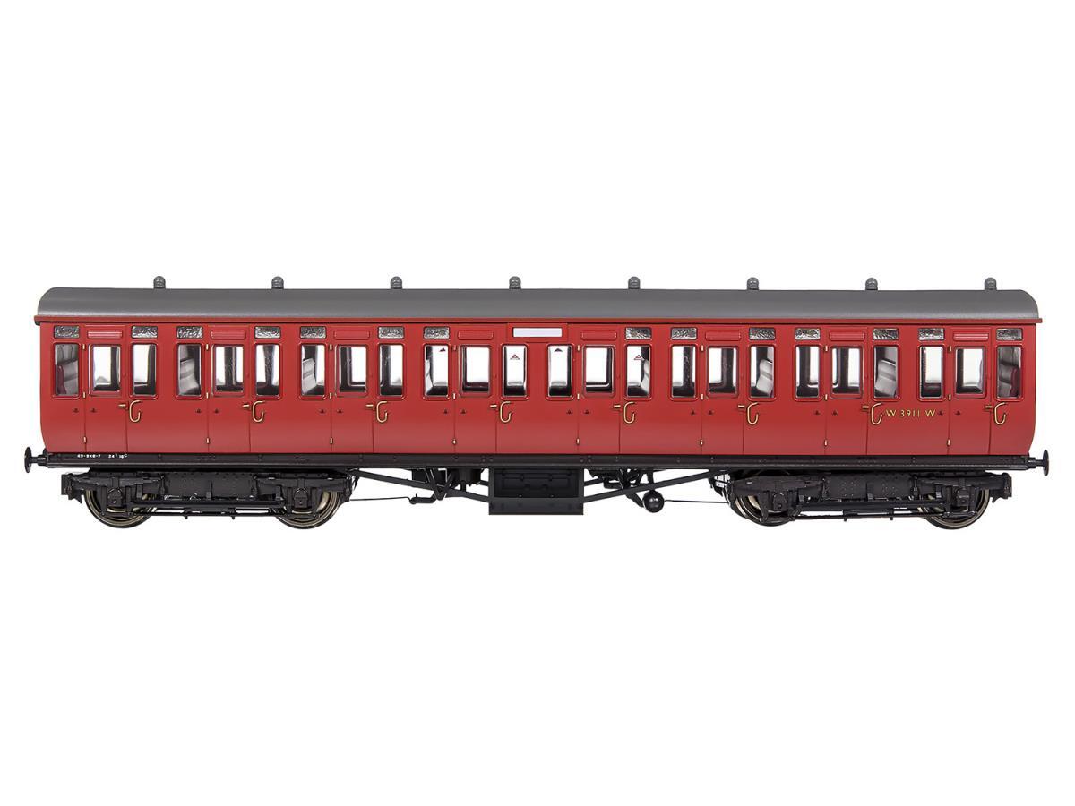 GWR Toplight Mainline Coach Second Class 3911 BR Maroon
