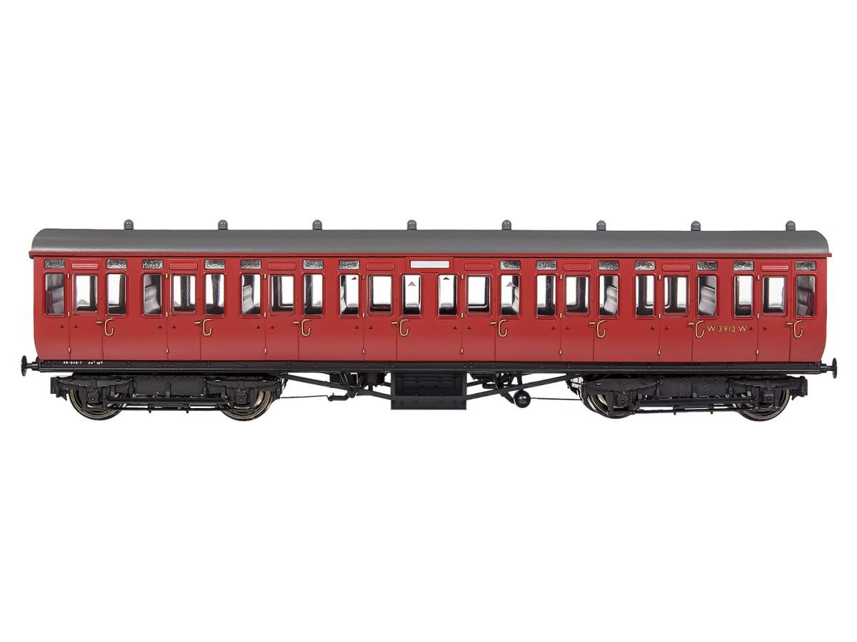 GWR Toplight Mainline Coach Second Class 3912 BR Maroon