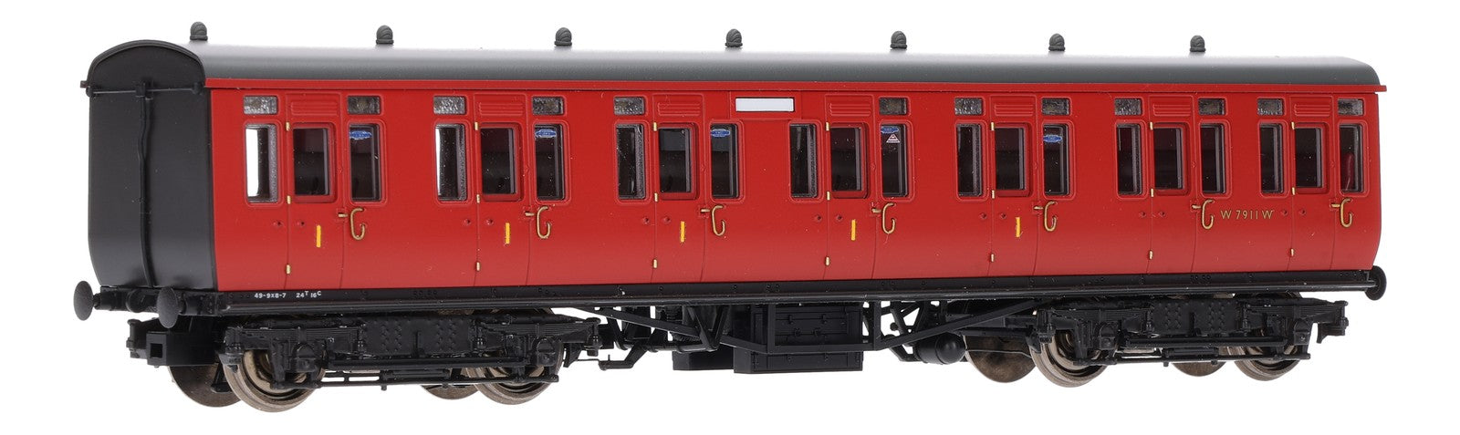GWR Toplight Mainline Coach Composite 7911 BR Maroon