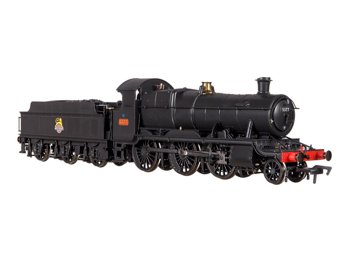 Dapol Ex GWR Mogul 2-6-0 5377 BR Lined Black Early Crest