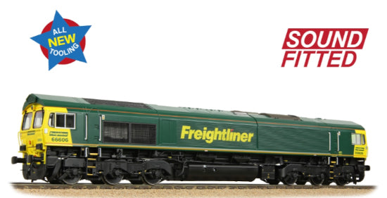 50-002SF Class 66/6 66606 Freightliner Green - Sound Fitted - SPECIAL OFFER