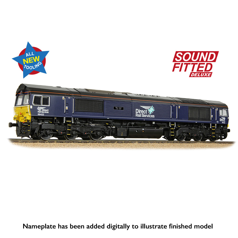 50-010SFX Class 66/4 66422 'Max Joule 1958-1999' DRS Compass (Small Logo) Sound Fitted Deluxe SPECIAL OFFER