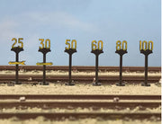 5050 - PECO Modelscene - OO/HO - Speed Restrictions Signs