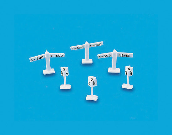 5051 - PECO Modelscene Level Signs & Mile Posts