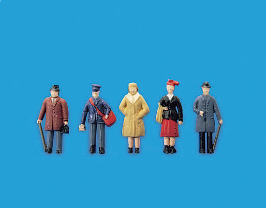5058 - PECO Modelscene Passengers, Standing, Set B