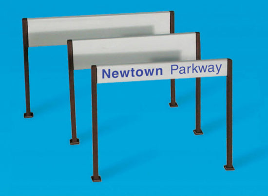 5095 - PECO Modelscene Station Nameboards - Modern Type