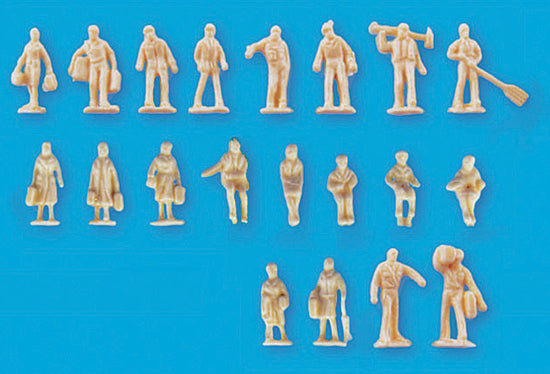 5157 - PECO Modelscene - N - Assorted Unpainted Figures Set B