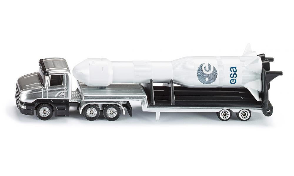 516/1614 - Siku - Alpha Toys - Low Loader With Rocket