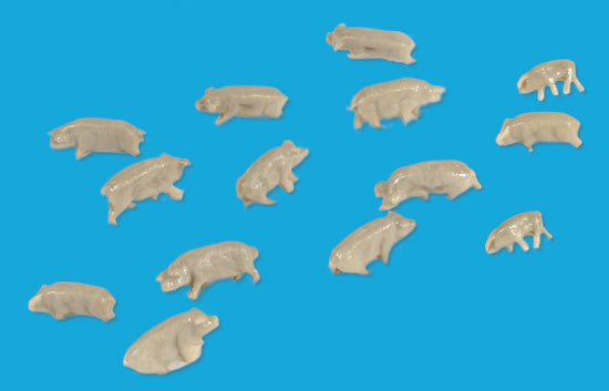 5176 - PECO Modelscene - N - Pigs (Unpainted)
