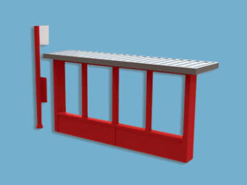 5192 - PECO Modelscene - N - Bus Stops and Signs