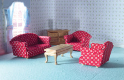 5383  Sitting Room Set , 5 Pieces  1:12th Scale
