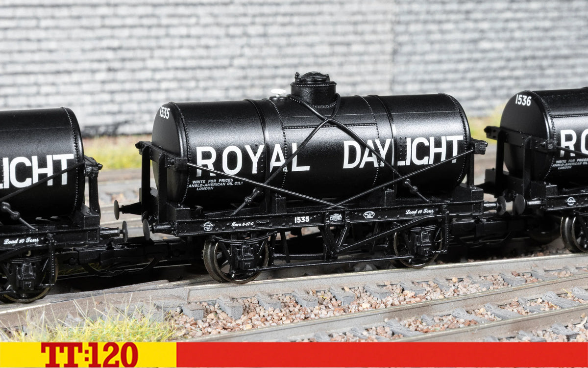 TT6046 - Hornby - TT:120 - Royal Daylight 12T Tank Wagon Triple Pack 1534-1535-1536