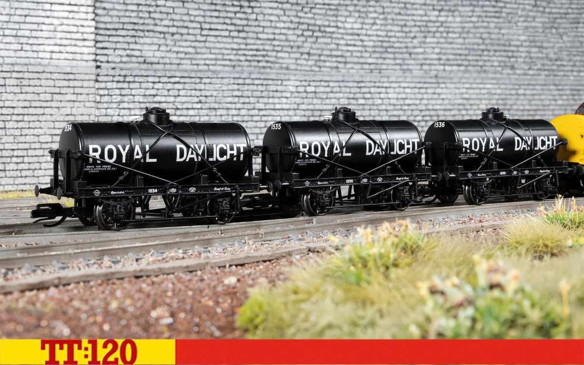 TT6046 - Hornby - TT:120 - Royal Daylight 12T Tank Wagon Triple Pack 1534-1535-1536