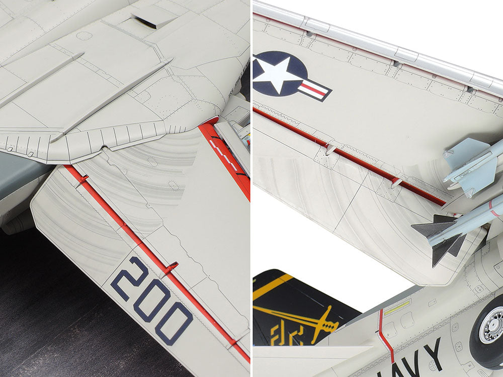 61122 - Tamiya - 1/48 Grumman F-14A Tomcat (Late Model) Carrier Launch Set