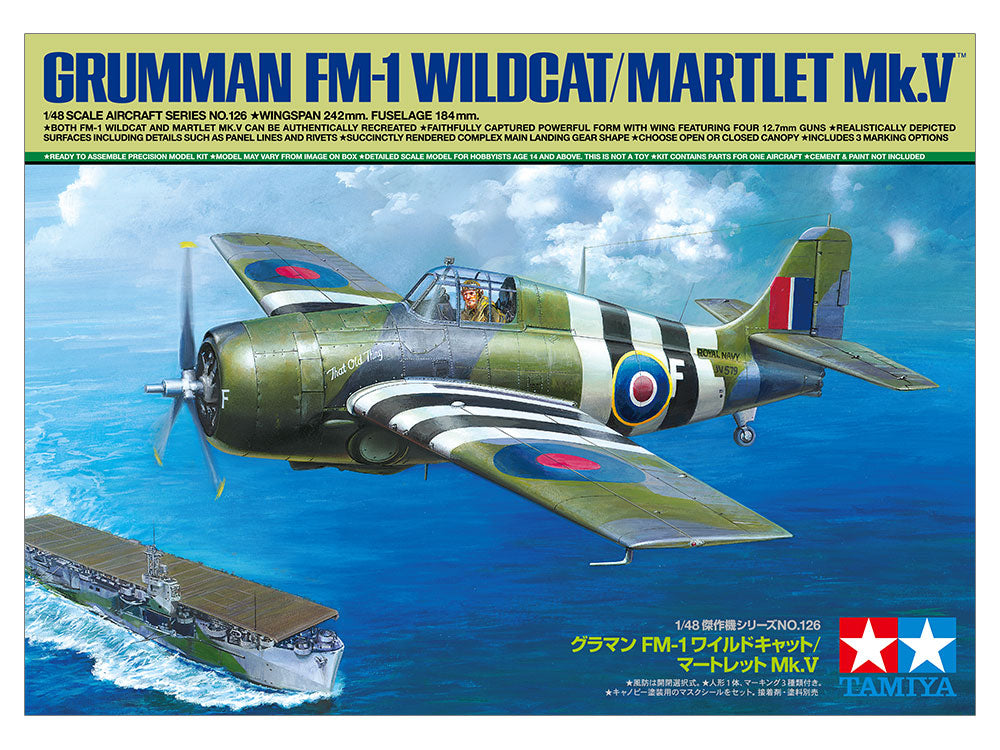 61126 - Tamiya - 1/48 FM-1 Wildcat/Martlet