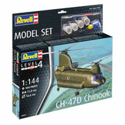 63825 - Revell - Model Set CH-47D Chinook (includes cement and paint) 1:144