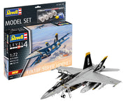 63834 - Revell - Model Set F/A-18F Super Hornet (includes cement and paint) 1:72