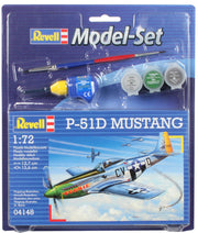 64148 - Revell - Model Set P-51D Mustang (includes cement and paint) 1:72