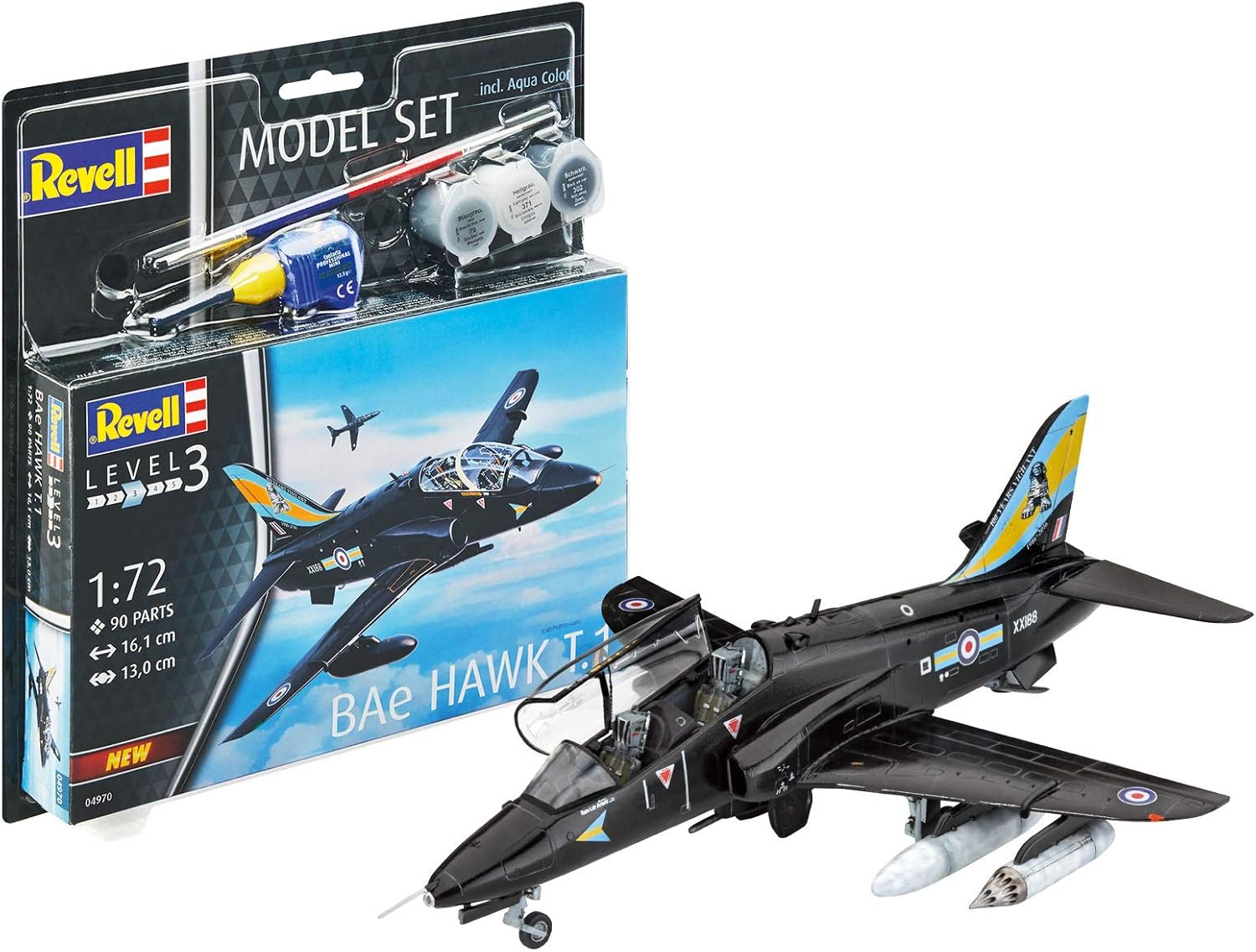 Revell Model Set 64970 BAE Hawk T.1 (includes cement and paint)  1:72