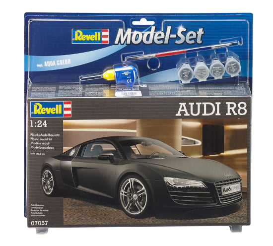 Revell Model Set 67057 Audi R8 (includes cement and paint) 1:24