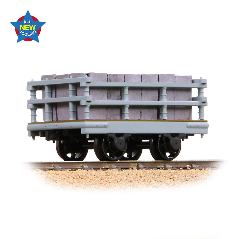 Bachmann O-16.5 - Dinorwic Slate Wagon with Sides Grey