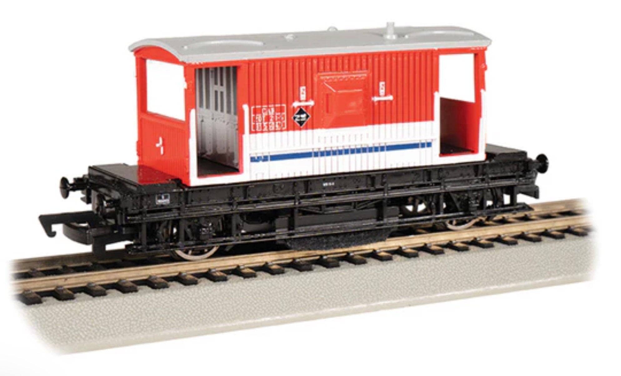 HO Track Cleaning British Brake Van London Transport