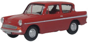 76105012 - Oxford Diecast - Ford Anglia Monaco Red - 1:76 Scale