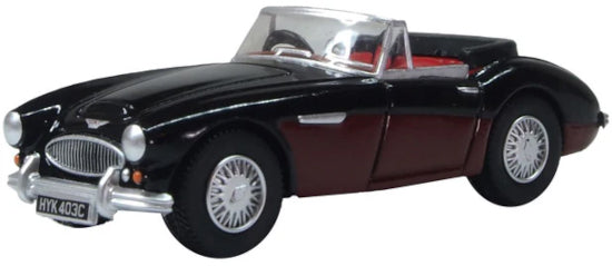 76AH3006 Austin Healey 3000 Black/Burgundy