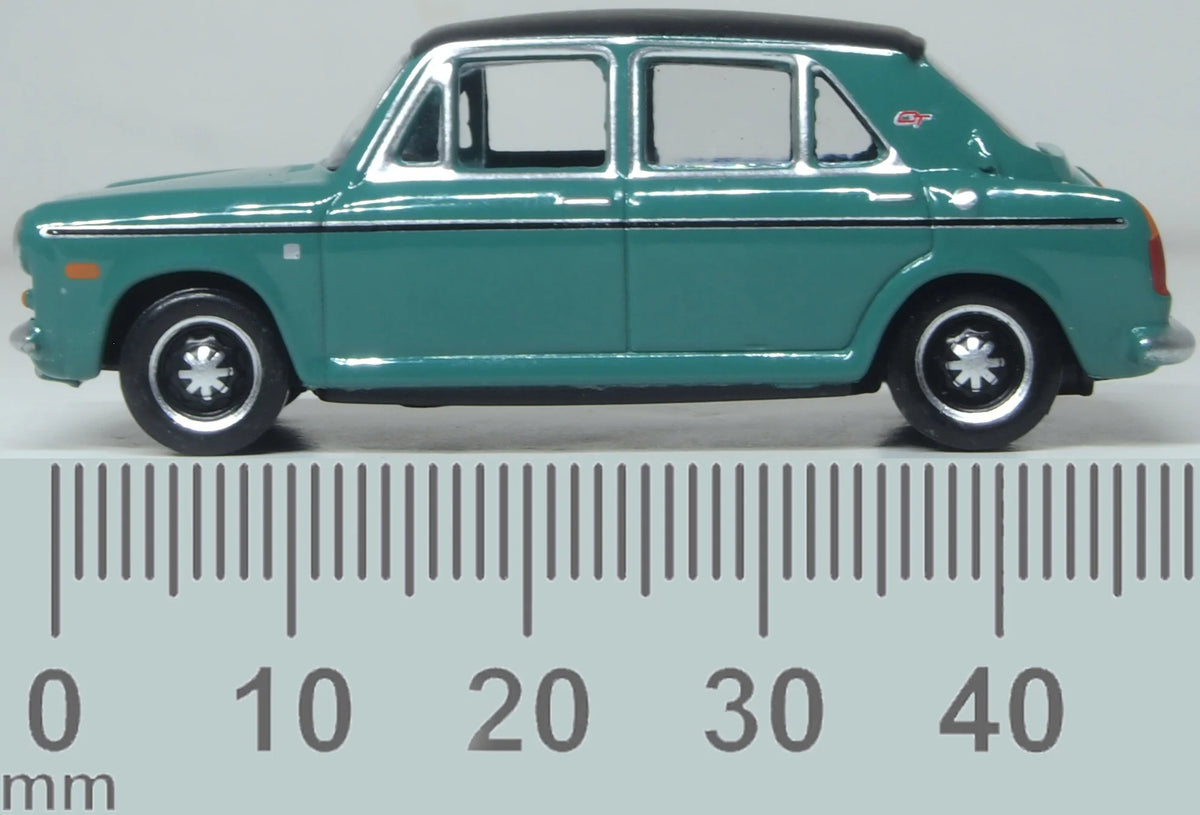 76AUS008 - Oxford Diecast - Austin 1300 GT Aqua - 1:76 Scale