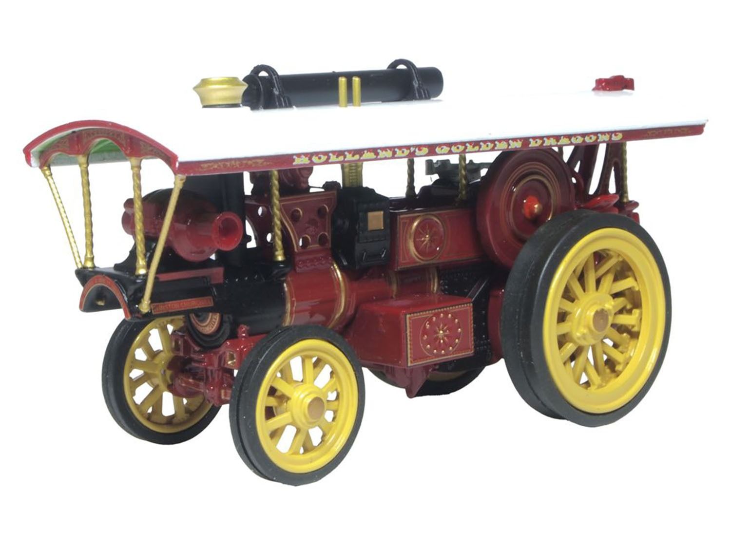 76BUR007 - OXFORD DIECAST - Burrell Scenic Loco Winston Churchill