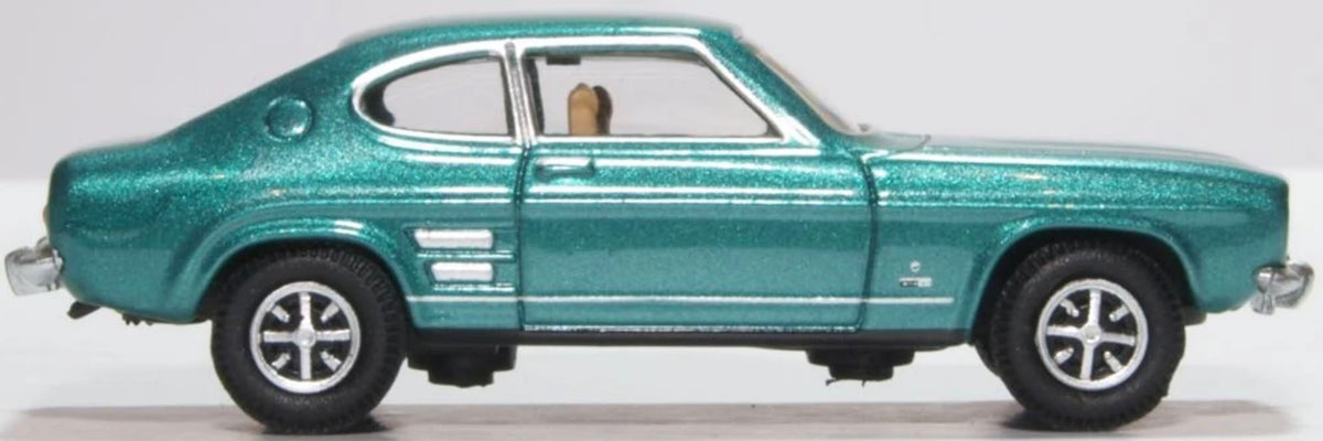 76CP003 - Oxford Diecast - Aquatic Jade Ford Capri Mk1