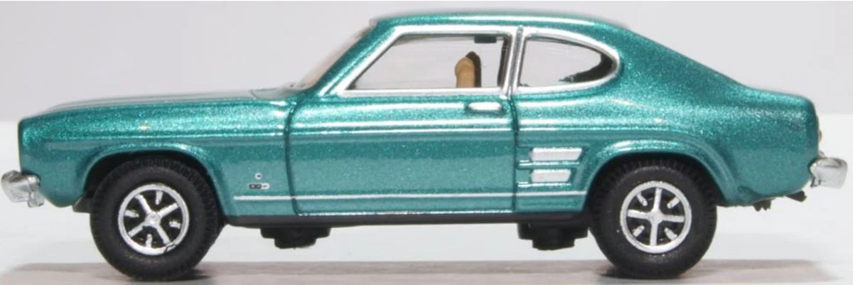 76CP003 - Oxford Diecast - Aquatic Jade Ford Capri Mk1