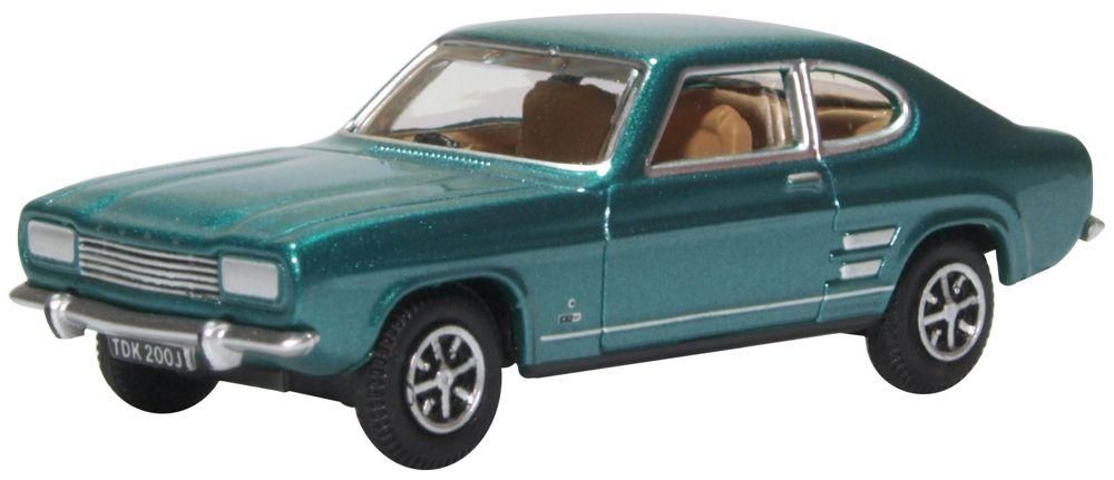 76CP003 - Oxford Diecast - Aquatic Jade Ford Capri Mk1