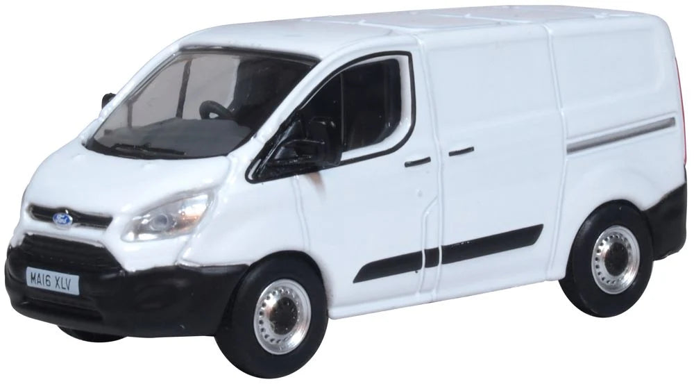 76CUS002 - Oxford Diecast - Ford Transit Custom White - 1:76 Scale