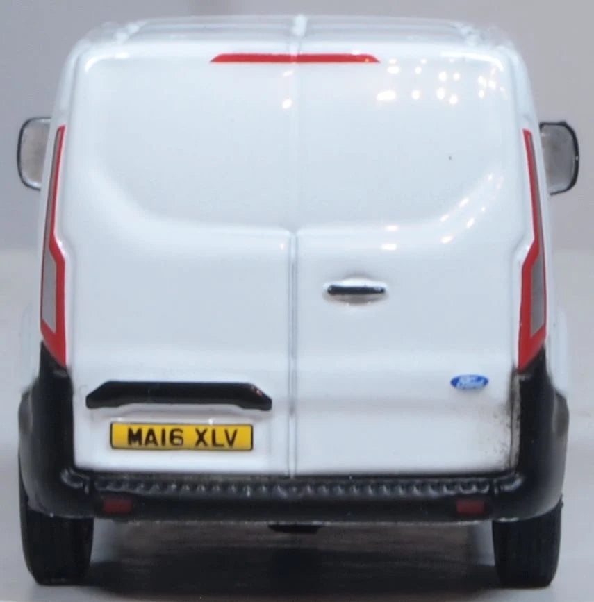 76CUS002 - Oxford Diecast - Ford Transit Custom White - 1:76 Scale
