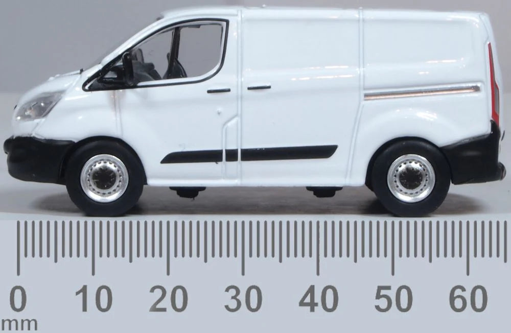 76CUS002 - Oxford Diecast - Ford Transit Custom White - 1:76 Scale