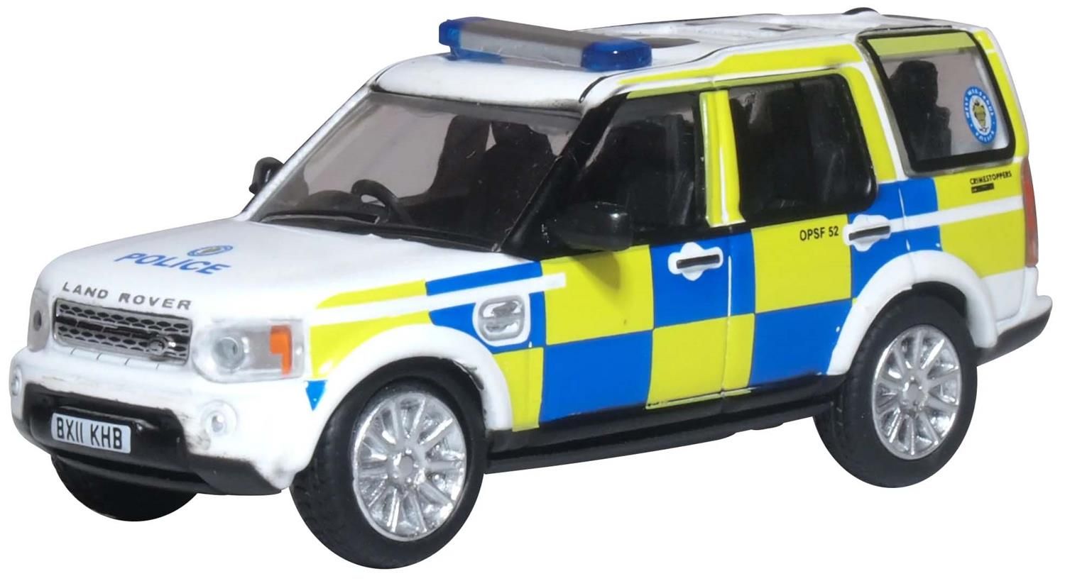 76DIS006 - Oxford Diecast - West Midlands Police Land Rover Discovery 4