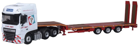 76DXF007 Pollock Lift & Shift DAF Xf Euro 6 Semi Low Loader