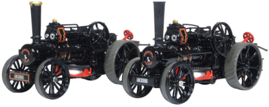76FBB006 Fowler BB1 Ploughing Engine X 2 Master & Mistress