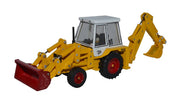 76JCX003 - Oxford Diecast - OO/HO - JCB Backhoe Loader 1980s