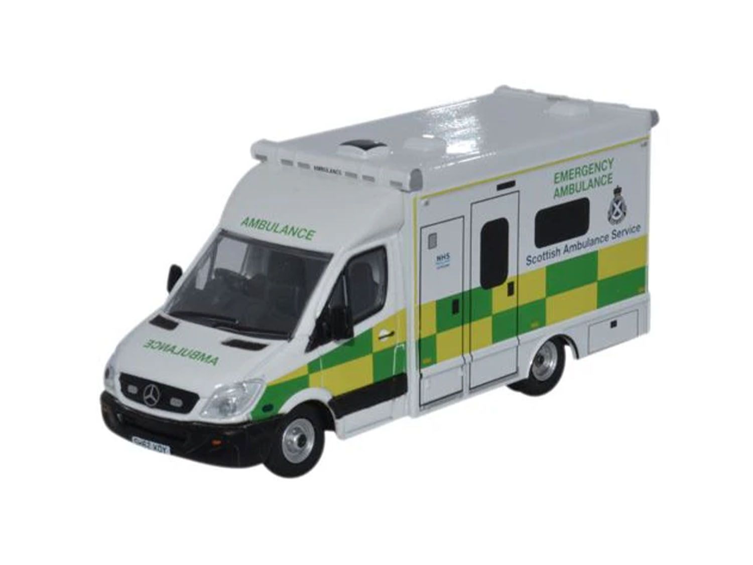 76MA004 - Oxford Diecast - Mercedes Ambulance Scottish Ambulance Service