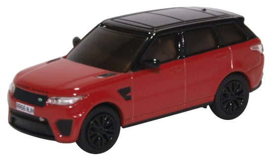 76RRS003 Oxford Diecast Range Rover Sport SVR Firenze Red