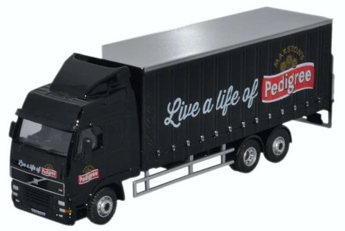 76VOL02CL - Oxford Diecast - Marstons Volvo FH Curtainside Lorry - 1:76 Scale